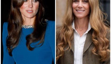 Kate Middleton explains new blonde hair to actress at Royal Variety Performance, ‘It used to be brown, but it’s gone light in the sunshine’