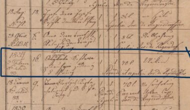 Genealogie // nečitelné písmo