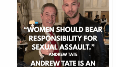 Judge a man by the company he keeps.