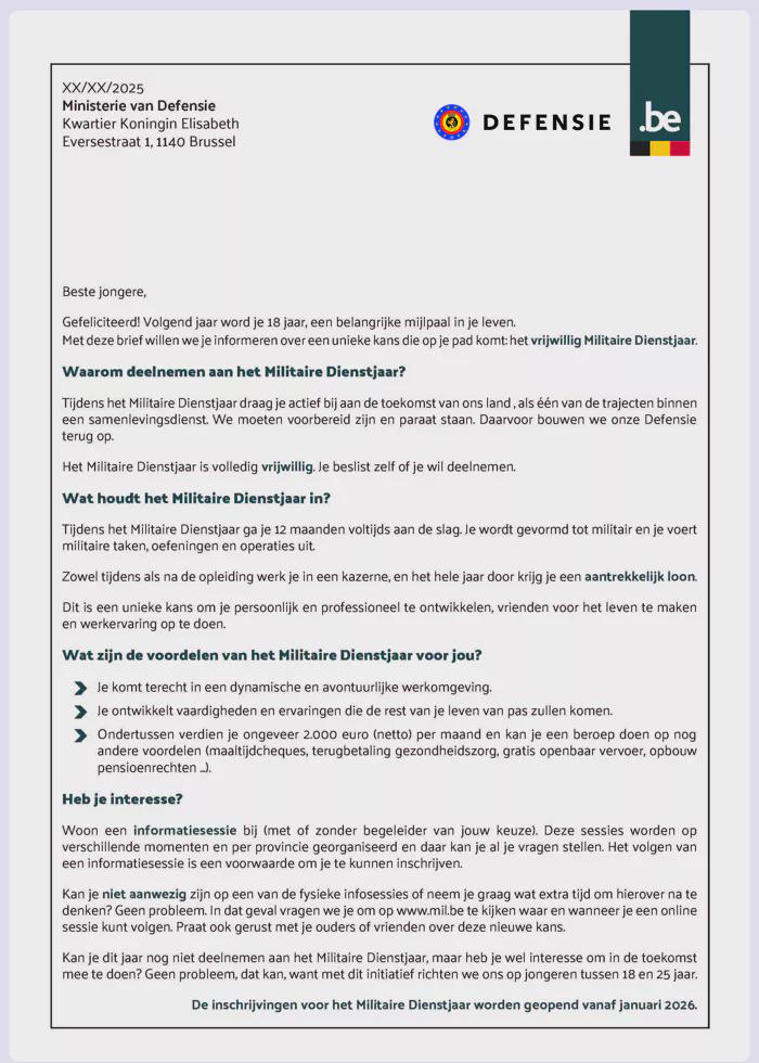 Zou jij op deze brief ingaan?