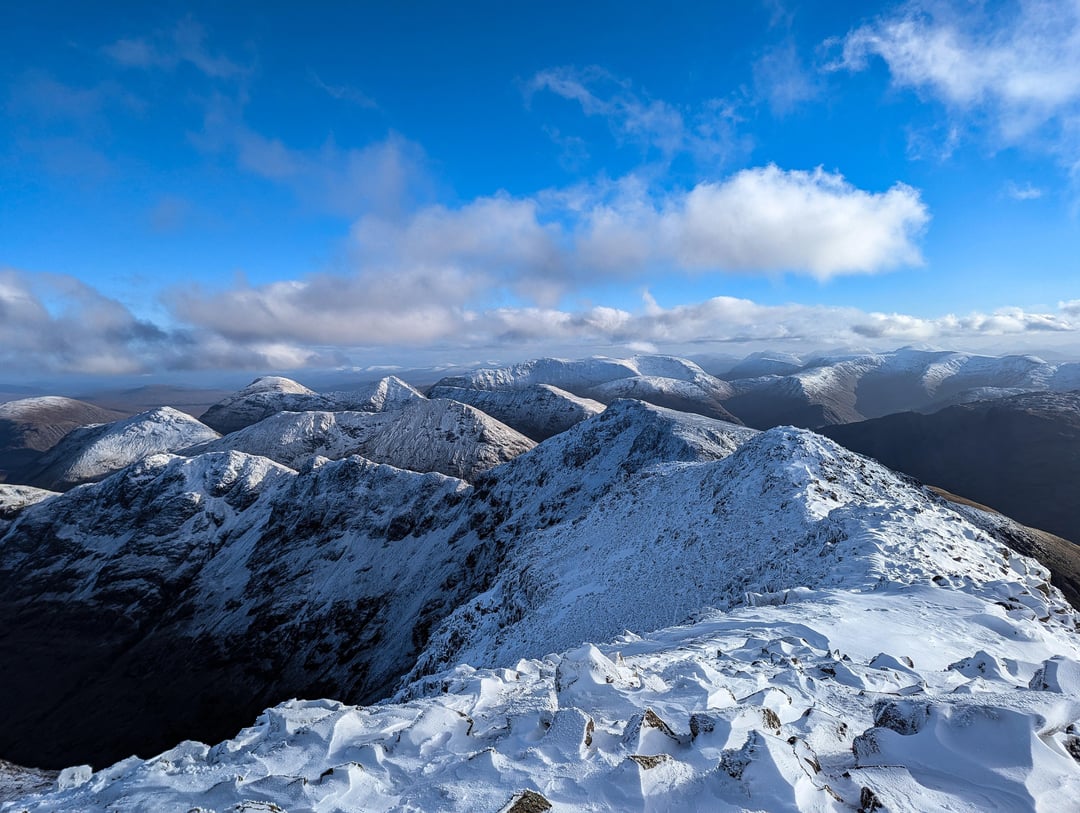 Winter has arrived in Scotland