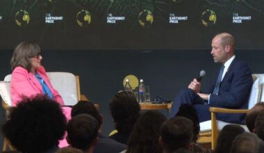 Prince William says he tells his children that their future is 'going to be as bright as futures gone by' thanks to scientists working to repair the world’s climate