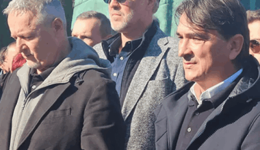 Zlatko Dalić i Thompson stigli su na sprovod Jean Michela Nicoliera (6.11.2025.)