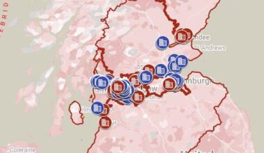 Tower Blocks in Scotland - Map