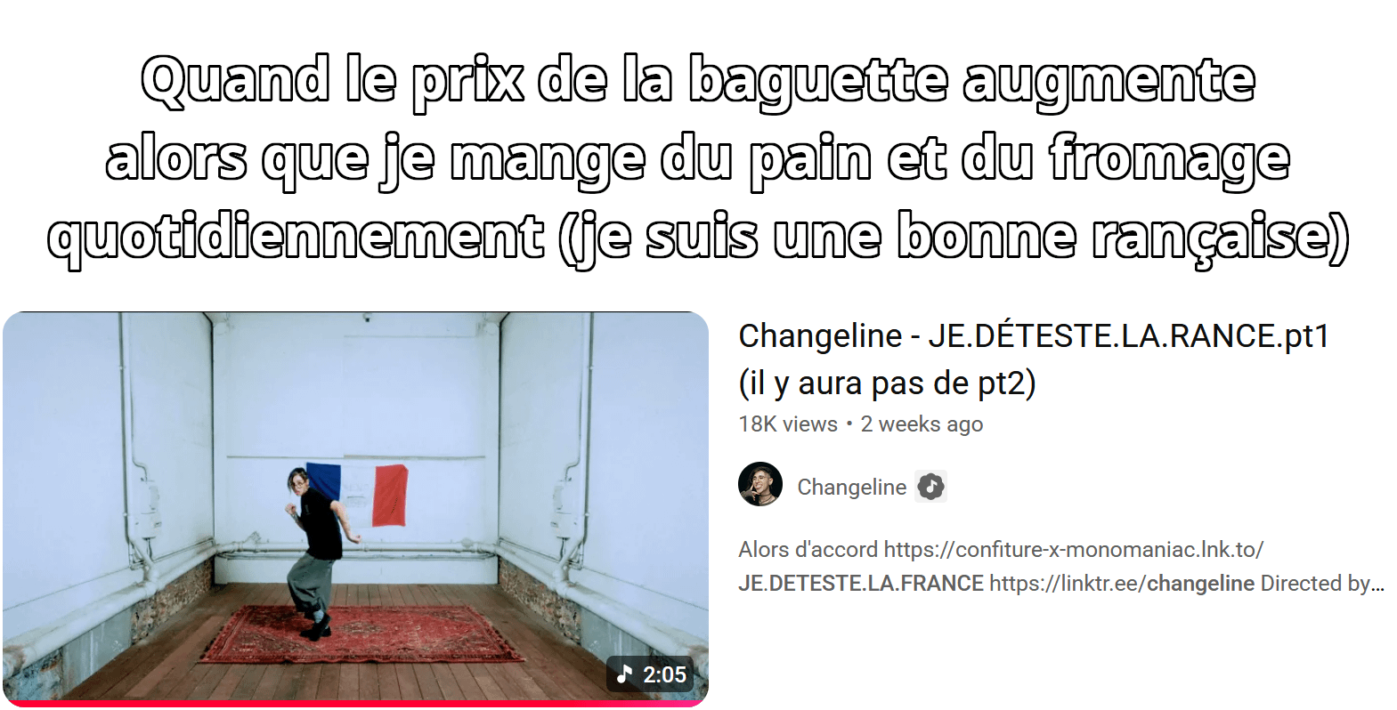 La partie 2 c'est si la tradi devient plus chère que le pain sans gluten