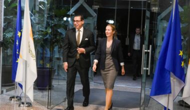 cover Christodoulides, Kombos discuss EU-Turkey relations with Kallas