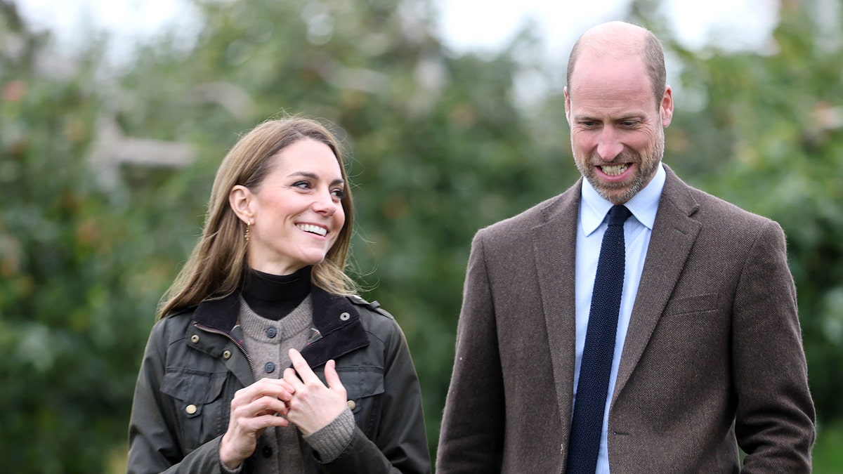 Kate Middleton and Prince William explore Long Meadow together