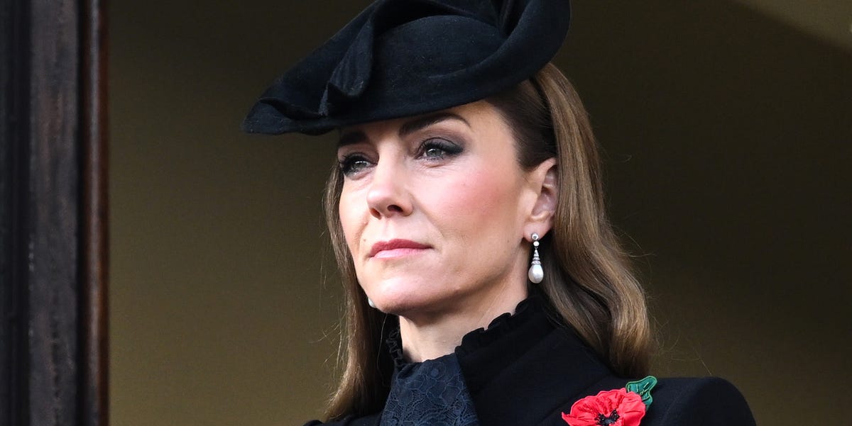 The Princess Of Wales Wore A Sweet Brooch To Today's Remembrance Sunday In Tribute To Family Member