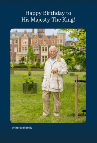 Charles turns 77 today