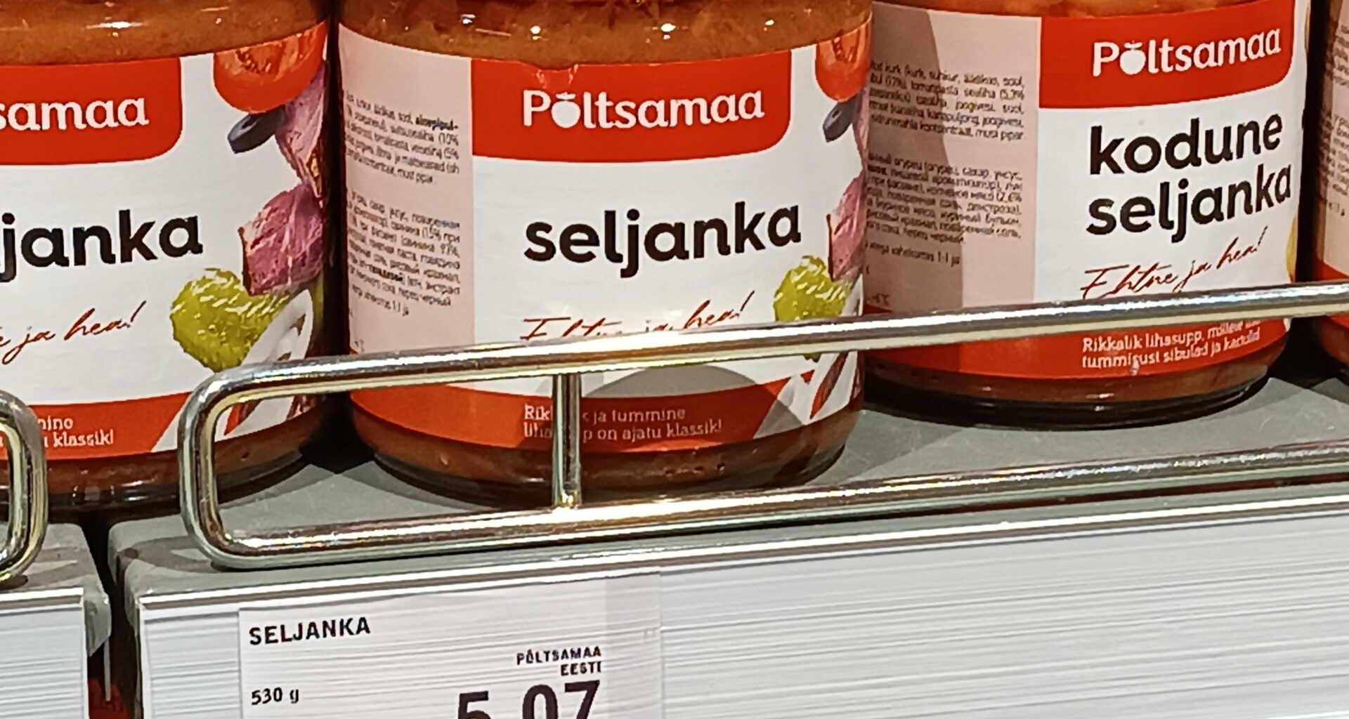 Jõudsime siis sinnamaani, et purgisuppide hind on 5€