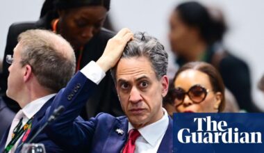 ‘Giving up would be a betrayal’: Miliband says 1.5C target still alive before Cop30