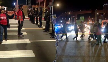 Worker protests lead to holiday chaos for travelers at Los Angeles airport