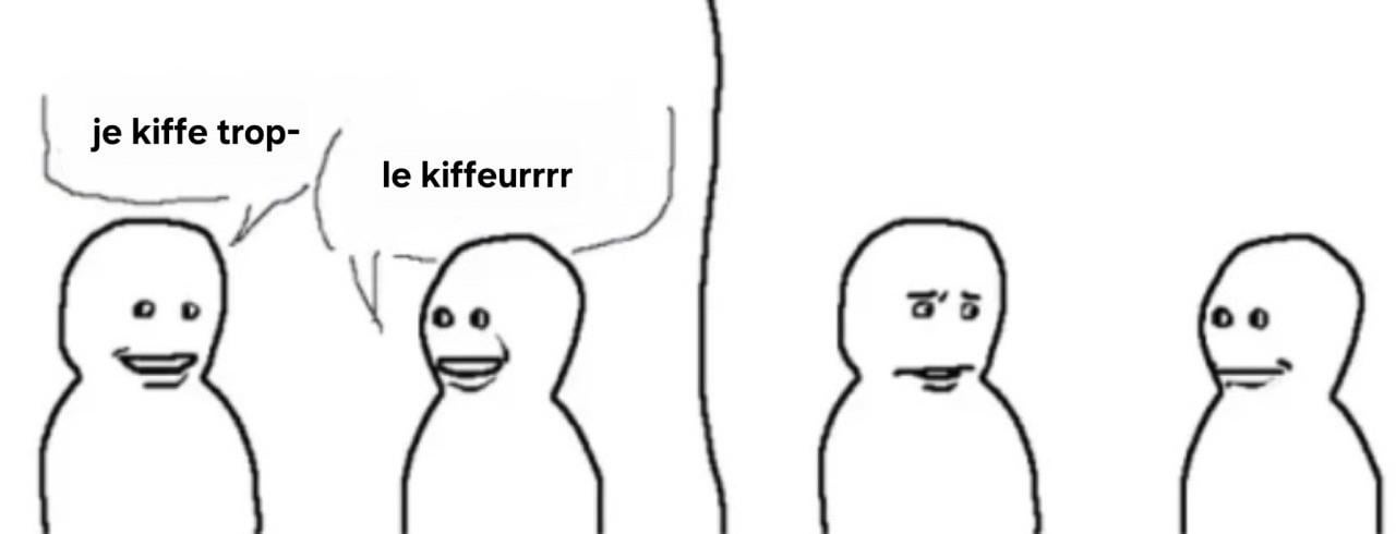 Une personne qui kiffe