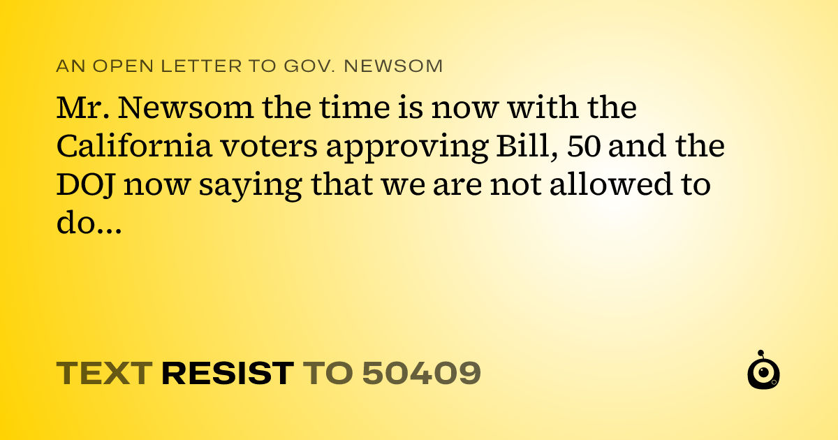 Time to withhold California’s federal income payment. Pull the trigger already.