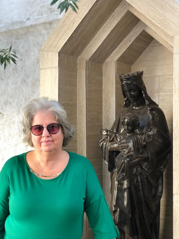 Linda Tito, a 67-year-old Levantine from Izmir, is eagerly awaiting the visit of Pope Leo XIV. “I am happy to go to Istanbul to see the pope, because his visit is a sign of unity and hope for us Christians in Turkey," she said. Credit: Photo courtesy of Linda Tito