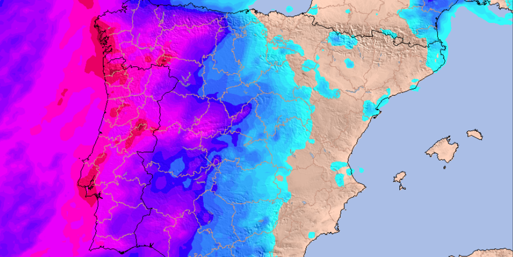 estas son las zonas afectadas por la borrasca Claudia