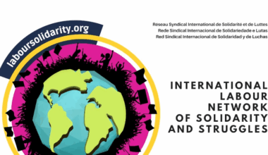 Solidarité avec les travailleuses, travailleurs et syndicats de Belgique
