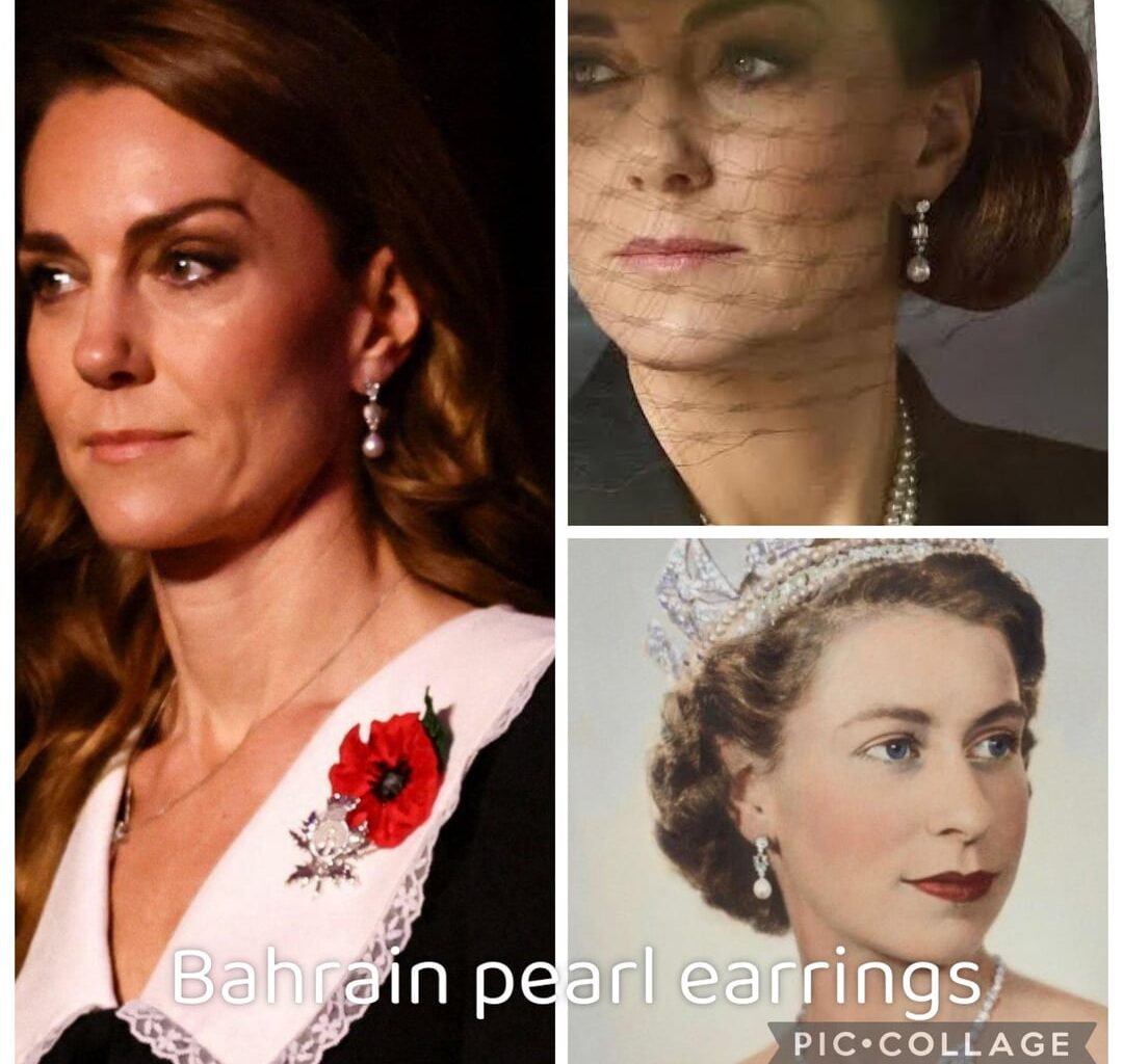 Spotlight on the royal jewels seen on Remembrance Day weekend: classic pearls, pieces from the collections of Princess Diana and Queen Elizabeth, and more