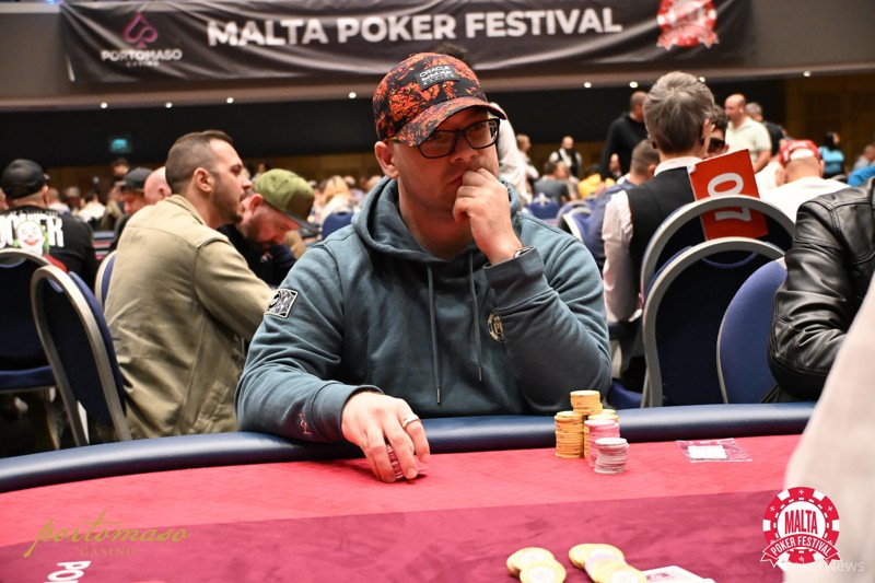 Toni Ravnak Leads The Way, 30 Players Advance to Day 3 | 2025 Malta Poker Festival Autumn