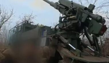 2S22 Bohdana (155mm) self-propelled howitzer (SPH), from the 144th Separate Center for Fire Support of the Special Operations Forces of Ukraine (SSO - SOF).