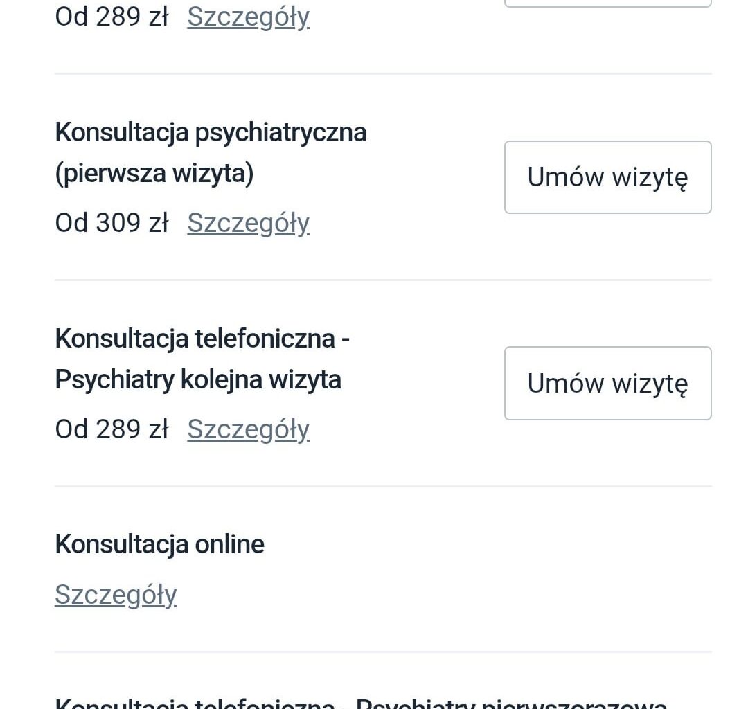 Czy te ceny za wizyty lekarskie to nie jest już troche przesada?
