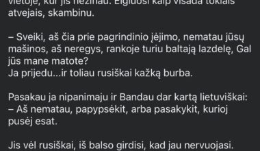 Neregys bando sukontaktuoti su Bolto kacapu