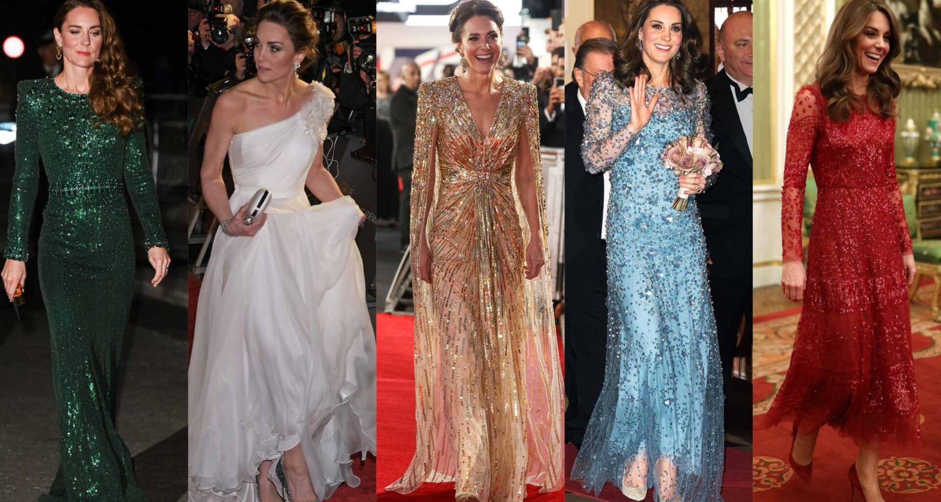 Gowns weared by princess Kate middleton, which one is your favourite? And thoughts on her styling