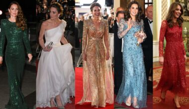 Gowns weared by princess Kate middleton, which one is your favourite? And thoughts on her styling
