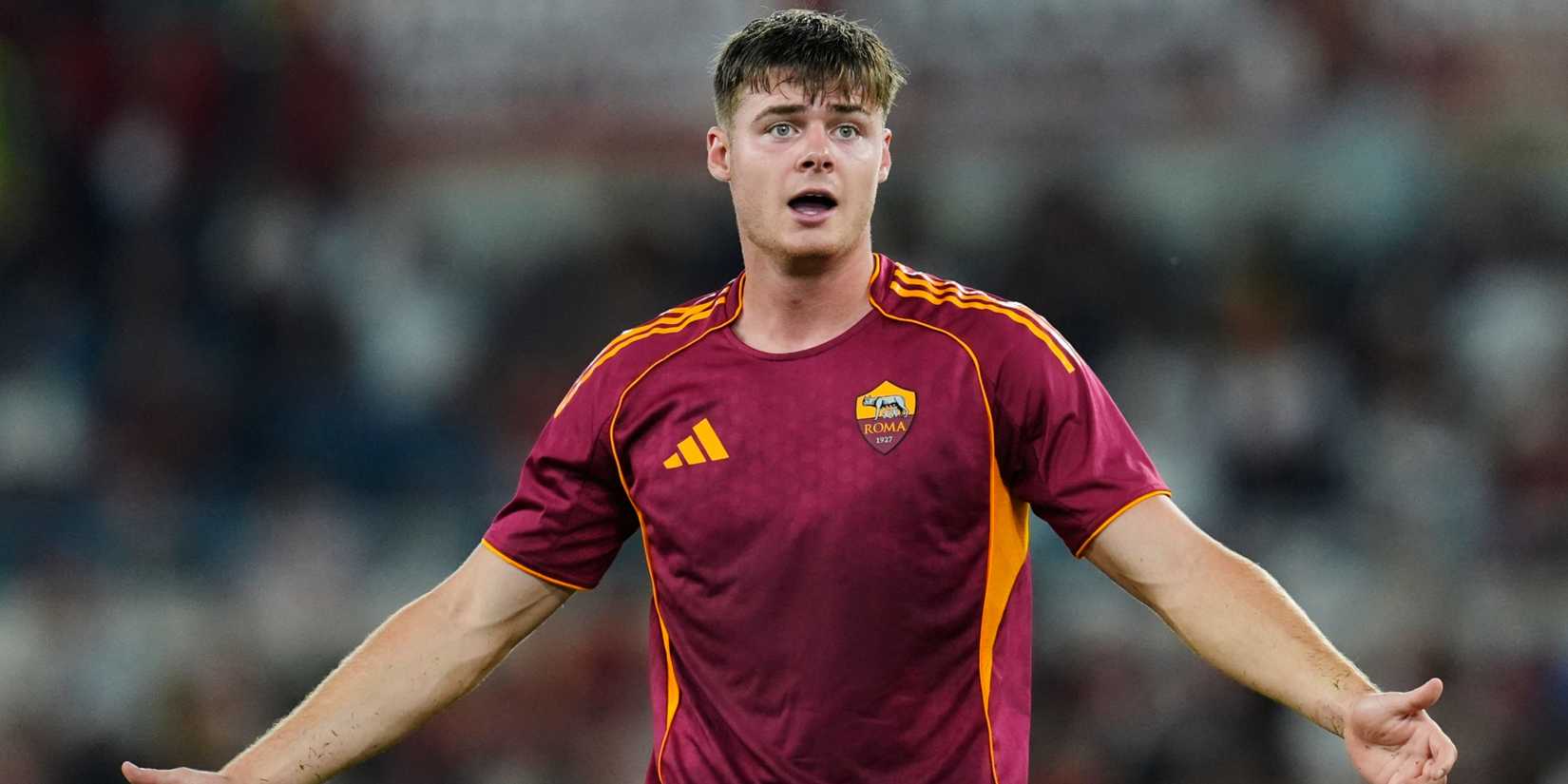 Evan Ferguson in action for Roma