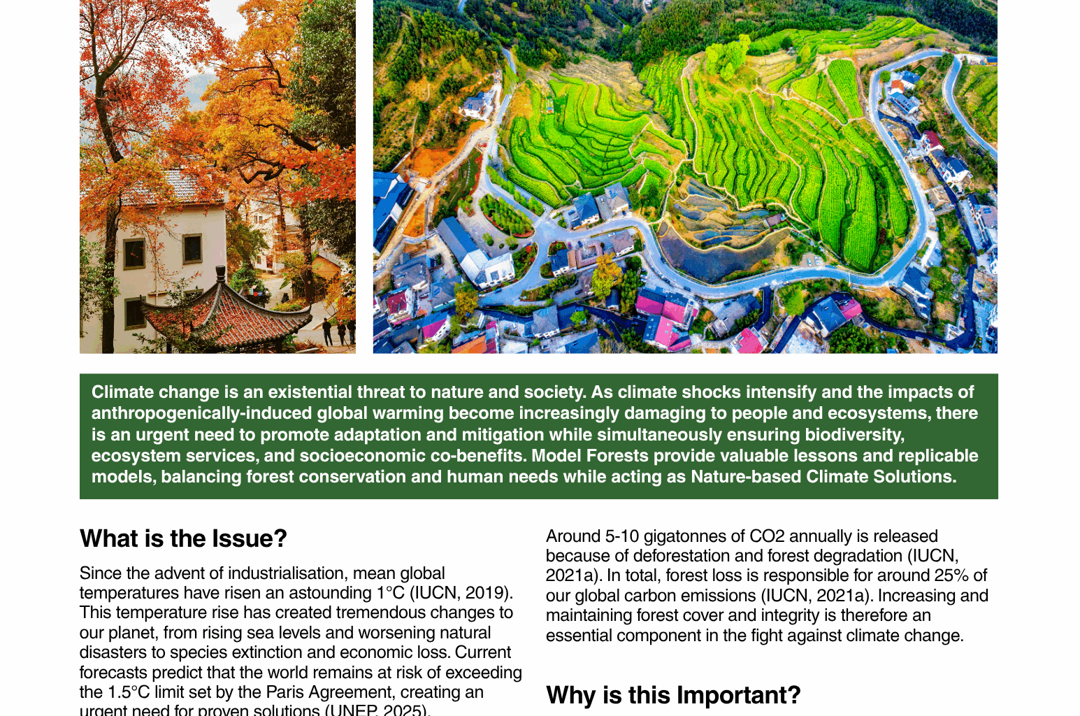 Model Forests and Climate Change - resource