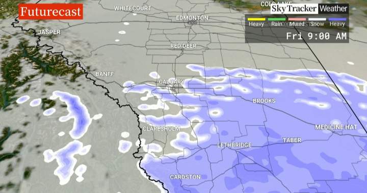 Winter arrives with a vengeance in Alberta with more snow, cold in forecast
