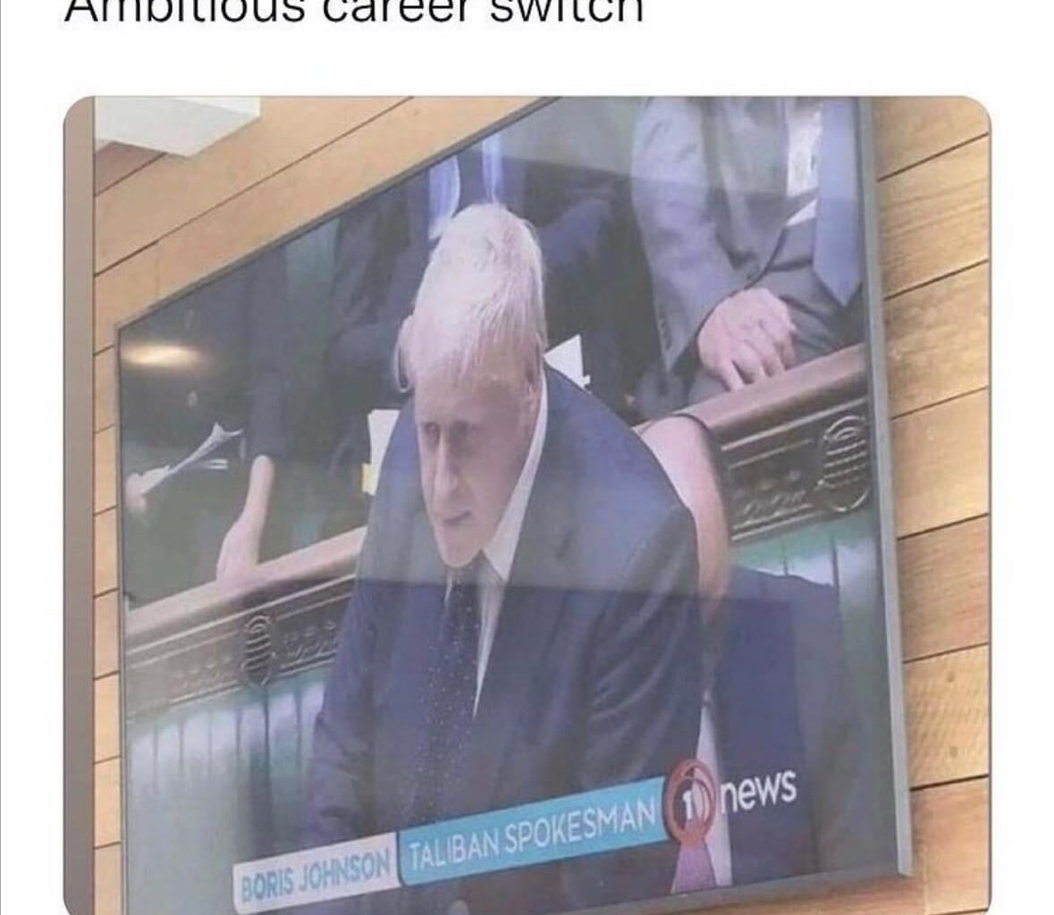 Ambitious career switch from boris