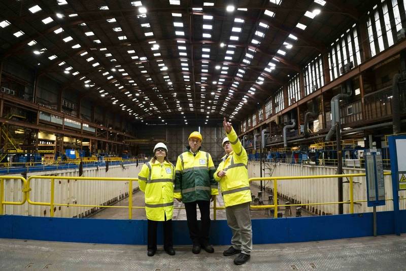Bank Of England Governor Visits Navantia UK Shipyard