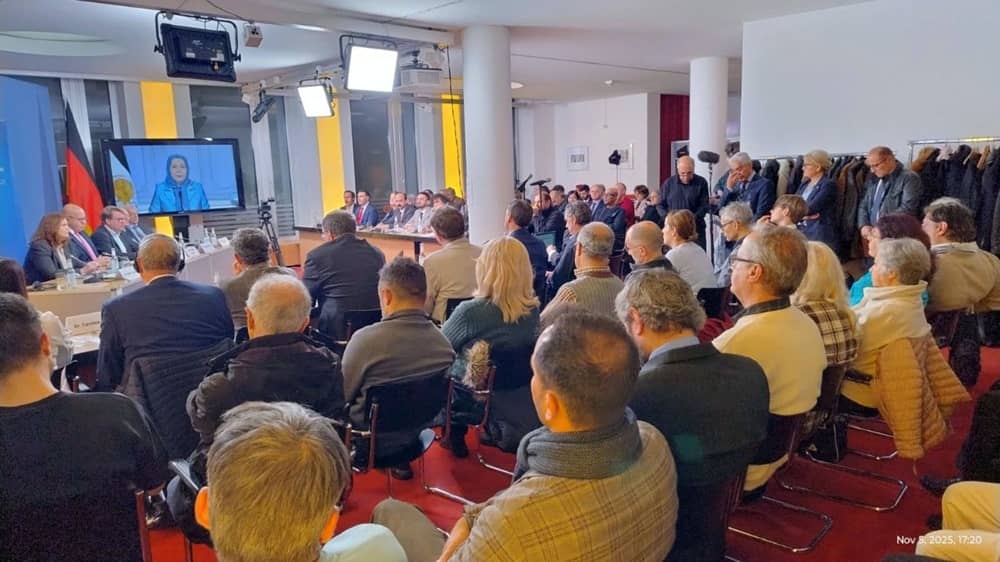 German lawmakers, diplomats and NCRI supporters and members gather in Berlin on November 5, 2025