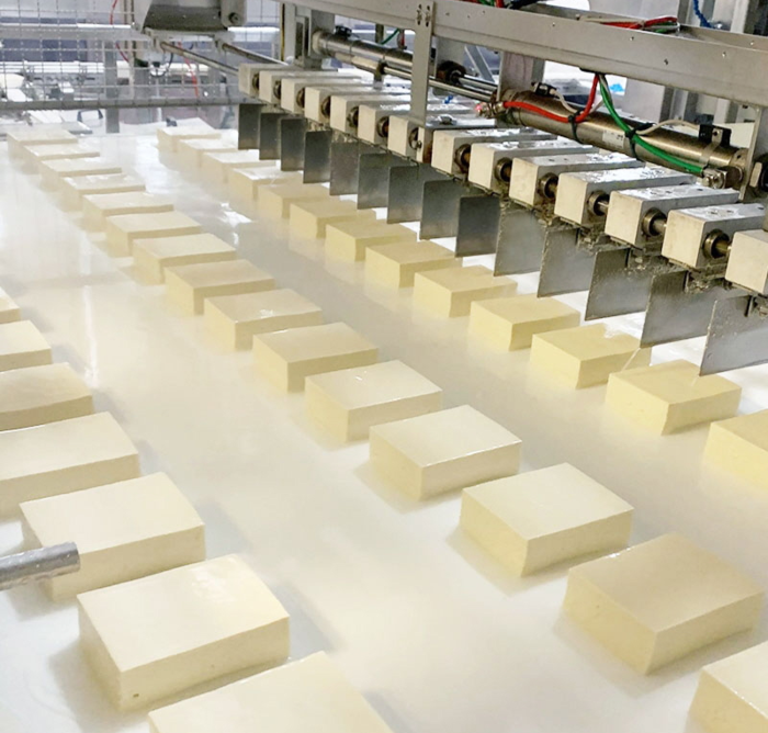 Inside Pulmuone U.S. tofu factory. [Full crew]