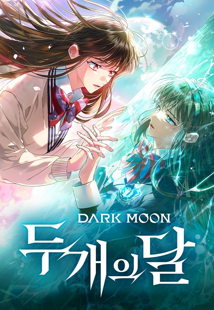 A promotional poster for "Dark Moon: Two Moons" (Hybe)