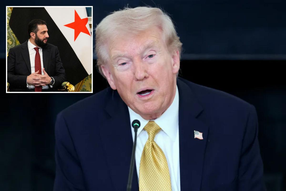 Trump to host Ahmad al-Sharaa, marking first-ever visit by Syrian president to White House