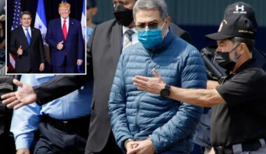 Trump plans to pardon former Honduran President Juan Orlando Hernandez for 2024 drug trafficking sentence