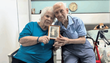 Christos and Nicolista Bakopoulos from Greece Celebrate Their 70th Wedding Anniversary in Sydney