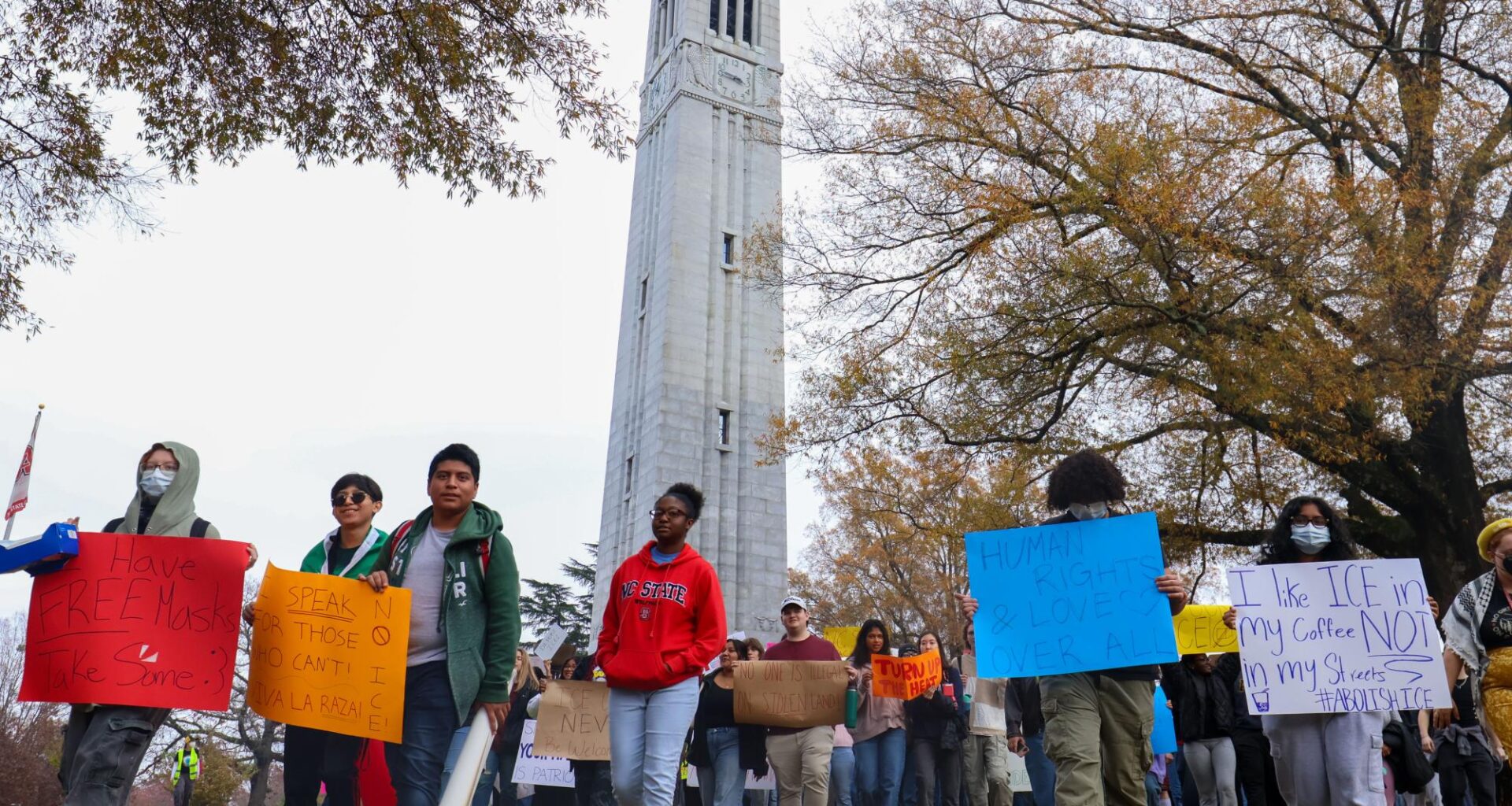 Student coalition organizes protest and march in solidarity with Latinx, immigrant communities – Technician
