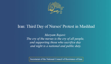 Iran: Third Day of Nurses’ Protest in Mashhad
