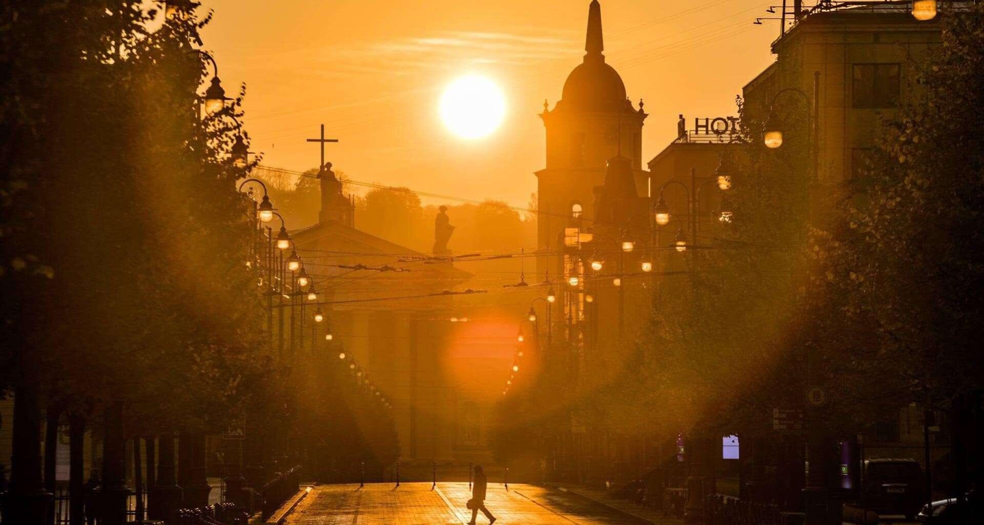 Vilnius, Lithuania. (If anyone knows who photographed it please tell me