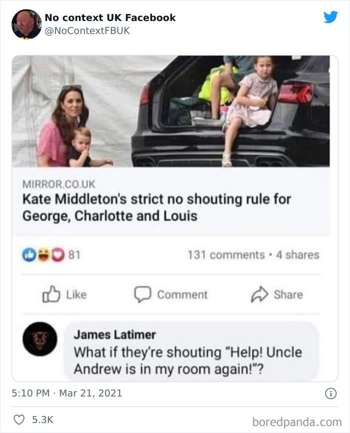 An old one but seing as he is back in the news again...