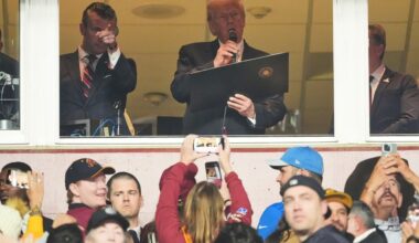 Donald Trump booed heavily at Washington Commanders game