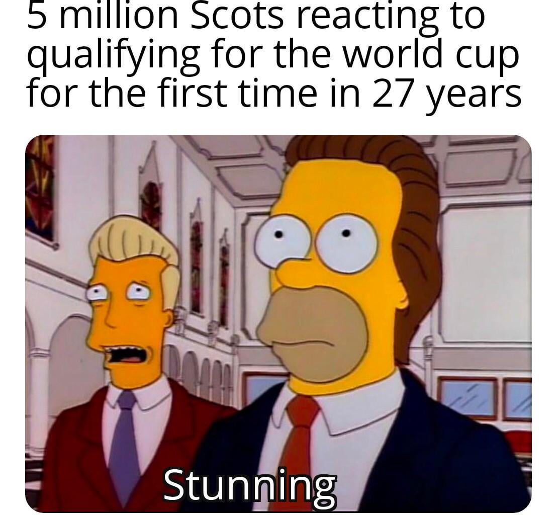 Well done Scotland
