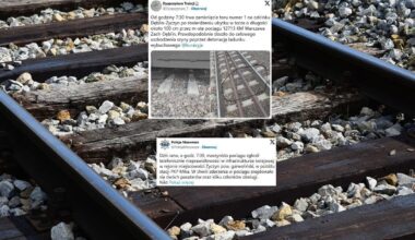 Someone blew up railway tracks in Poland?! A train stopped in Garwolin County. “Damage to a section of the track”