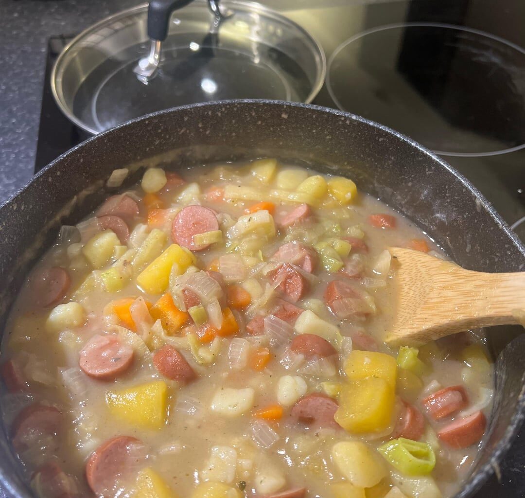 Makkarakeitto or sausauge soup