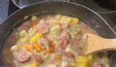 Makkarakeitto or sausauge soup