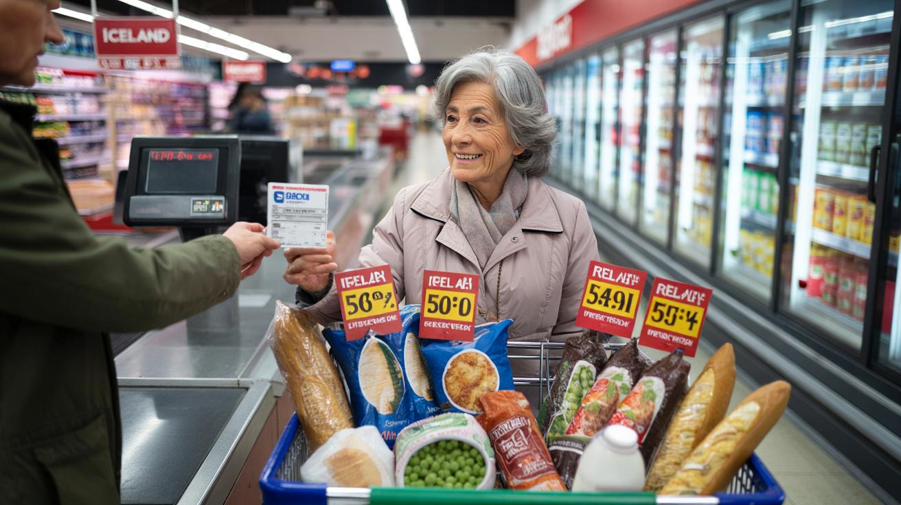 Over-60s, could you save £6.40 a shop at Iceland for 14 days: 250 items cut and Tuesdays 10% off