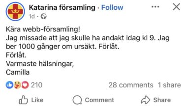 När till och med kyrkan kommer för sent till kyrkan